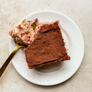 Healthier Strawberry Tiramisu