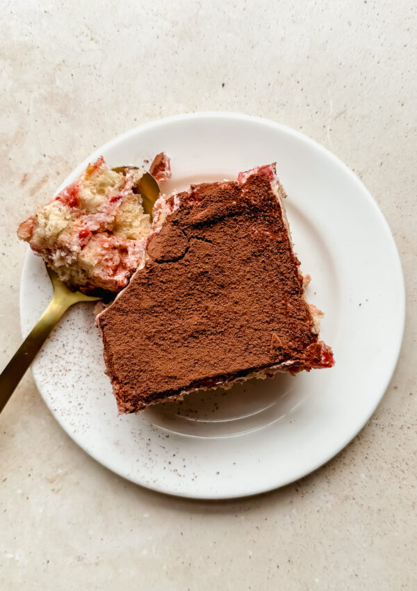 Healthier Strawberry Tiramisu